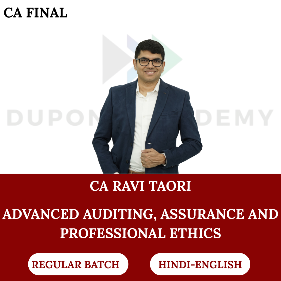 CA Final Audit (Regular Batch) For Nov 26,  May27 & Nov 27 Exams By CA Ravi Taori