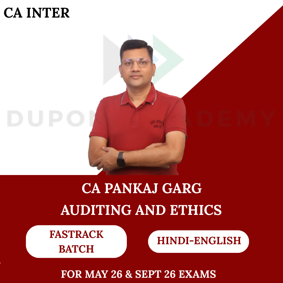 CA Inter Audit Fast Track Batch For May 26 & Sept 26 By CA Pankaj Garg