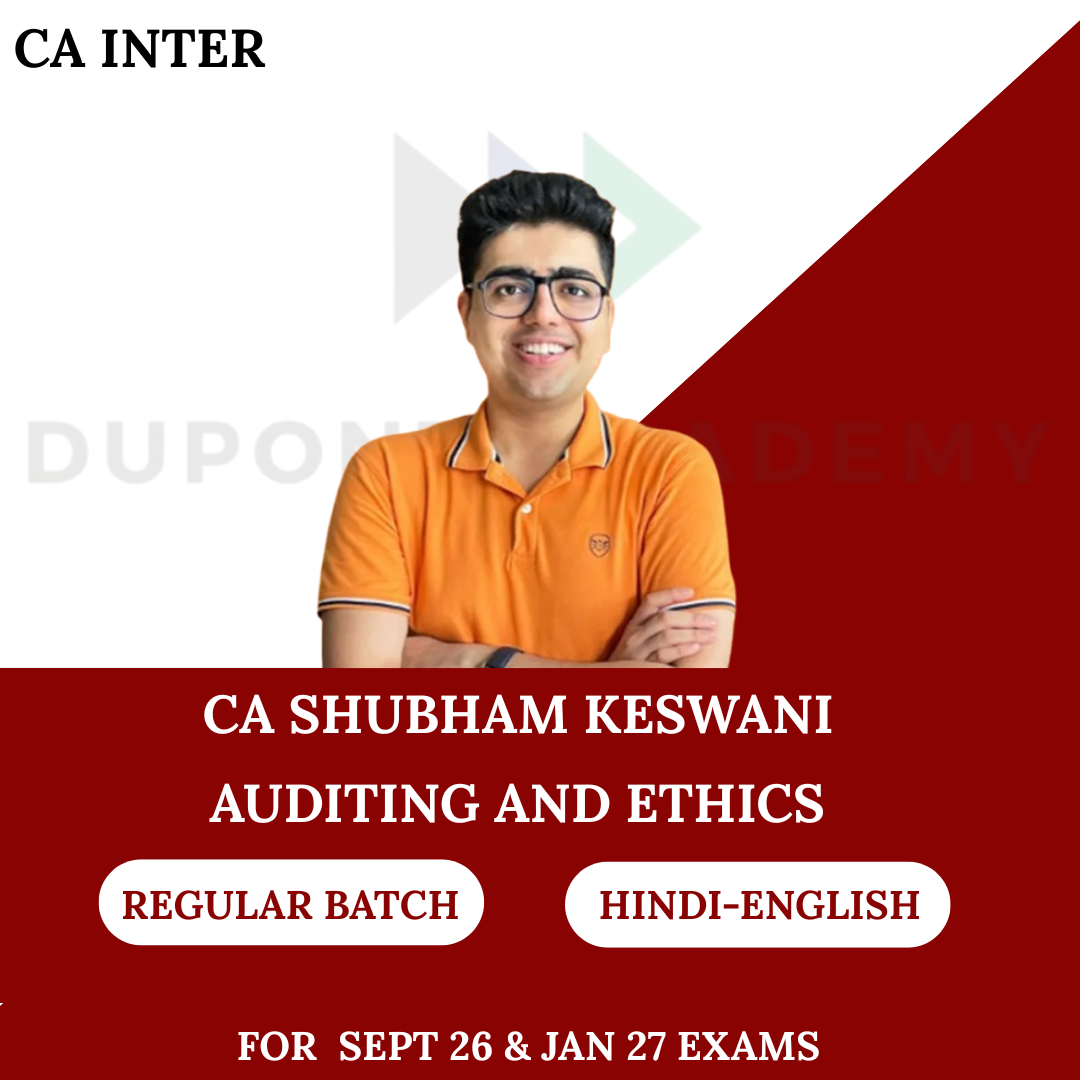 CA Inter Auditing & Ethics Regular Batch For Sept 26 & Jan 27 By CA Shubham Keswani