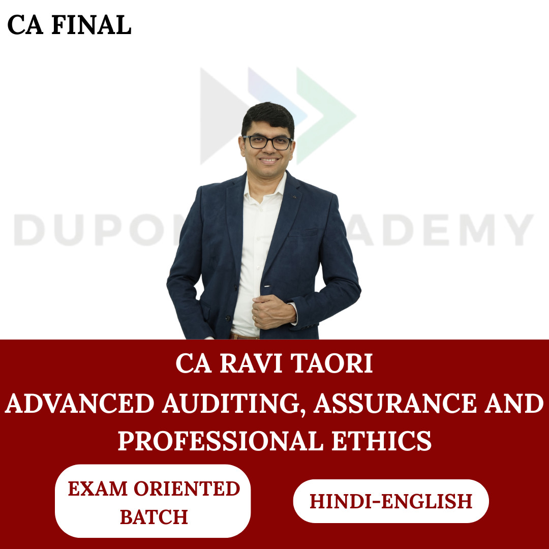 CA Final Audit (Exam Oriented FastTrack Batch) For Nov 2026 & Onwards Exams By CA Ravi Taori