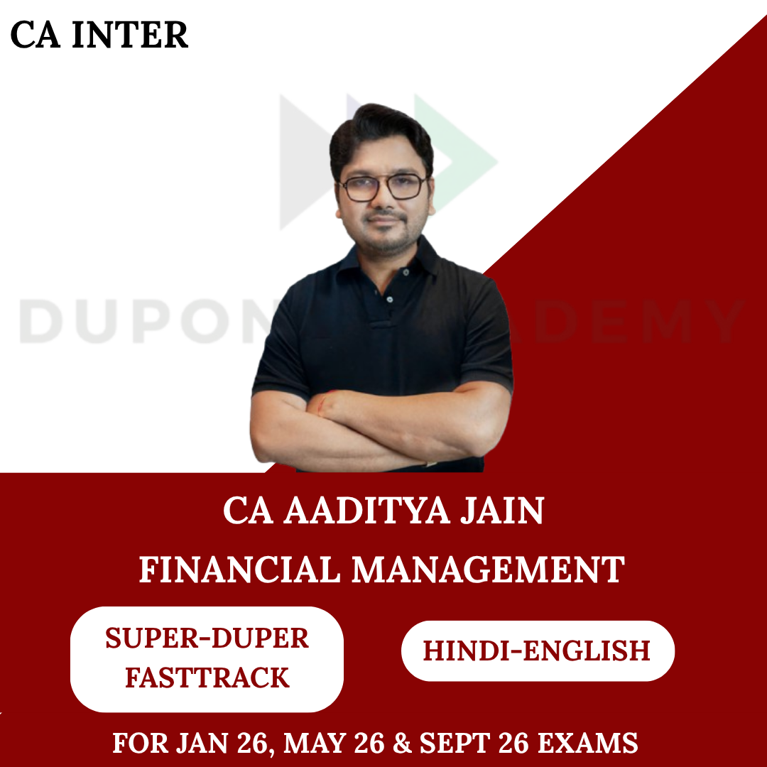 CA Inter FM Super-Duper Fasttrack For Jan 2026 Onwards By CA Aaditya Jain