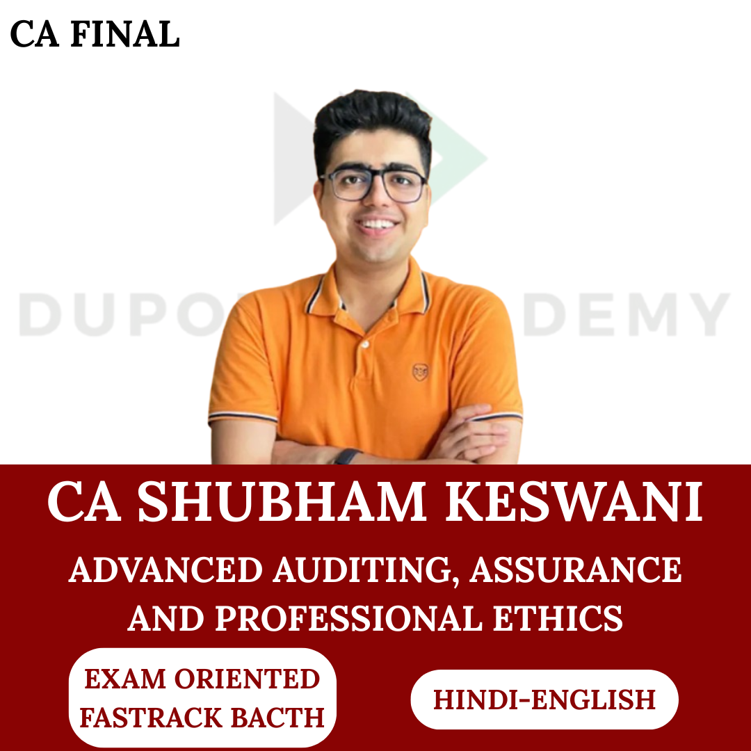 CA Final Audit (Exam Oriented – Fastrack Batch ) For Nov 26 & Onwards Onwards By CA Shubham Keswani