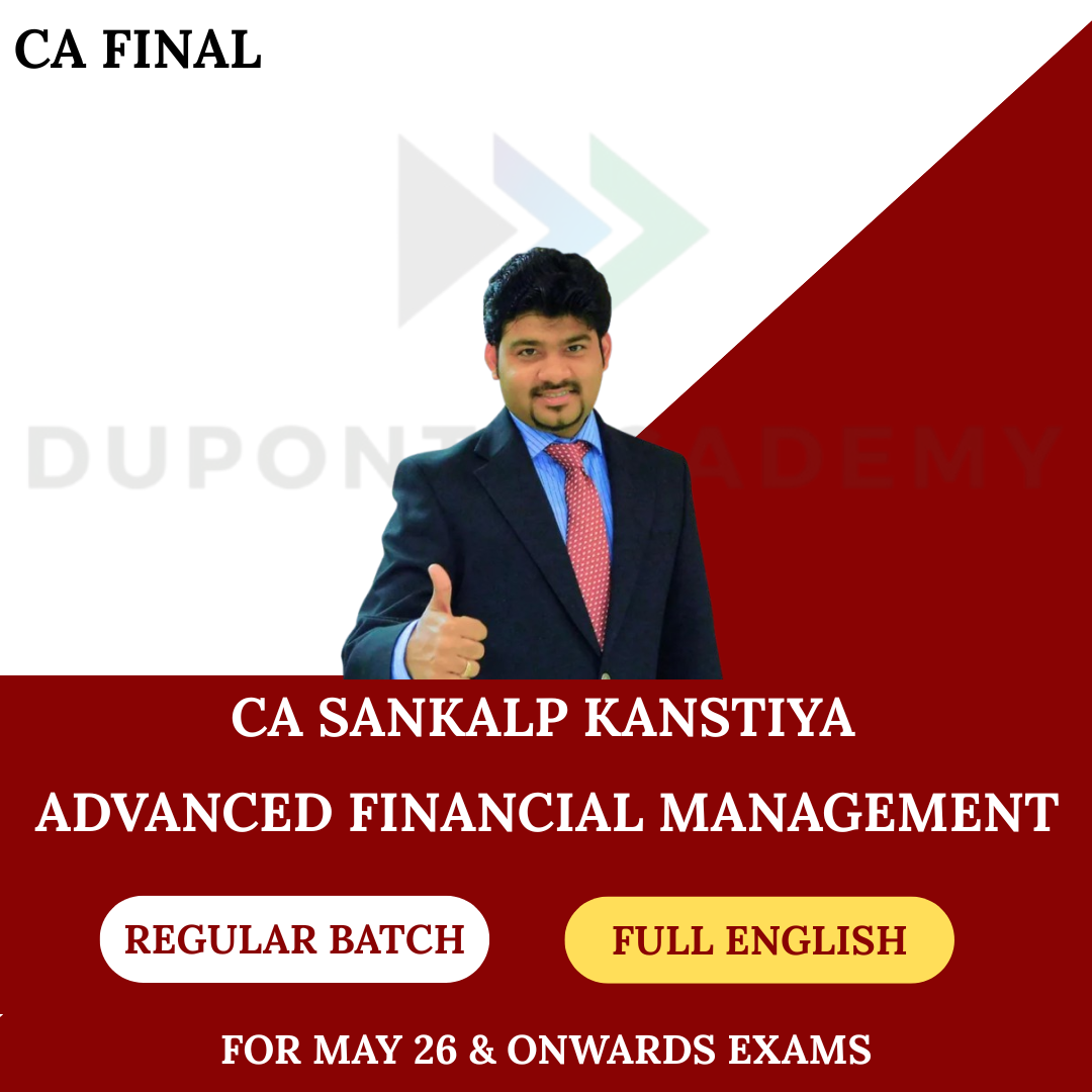 CA Final AFM - Full English (Regular Batch) For May 2026 & Onwards (26/27/28)  by CA Sankalp Kanstiya