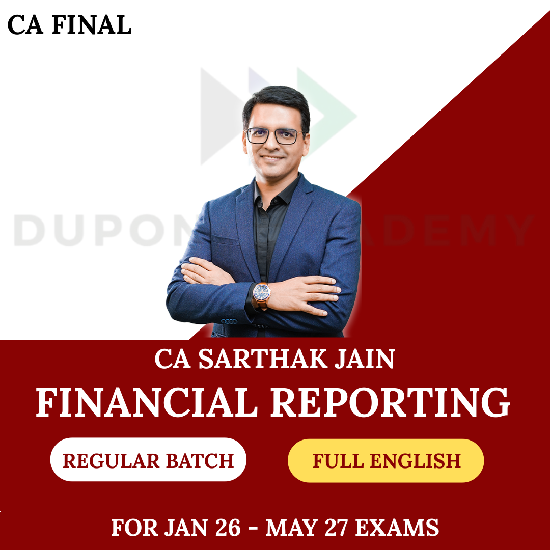 CA Final FR Regular Batch For Jan 26 to May 27 Exams Full English By CA Sarthak Jain