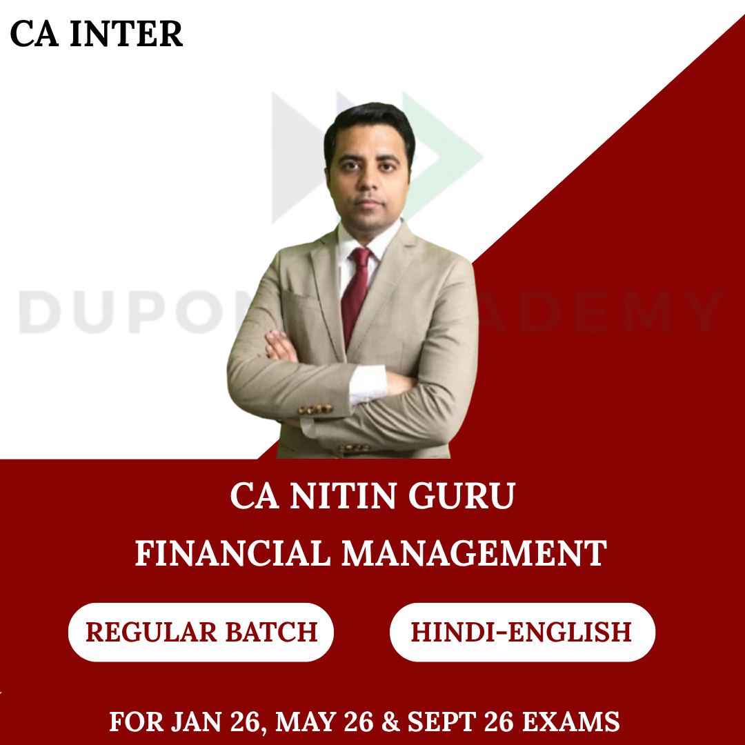 CA Inter FM Regular Batch For Jan, May & Sept 2026 By CA Nitin Guru