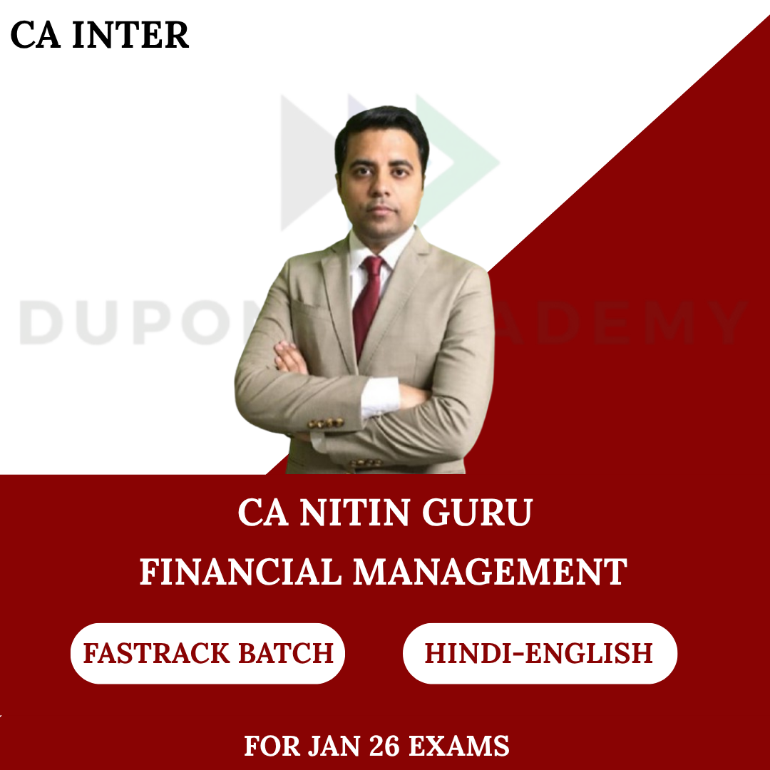 CA Inter FM Fastrack Batch For Jan 2026 By CA Nitin Guru