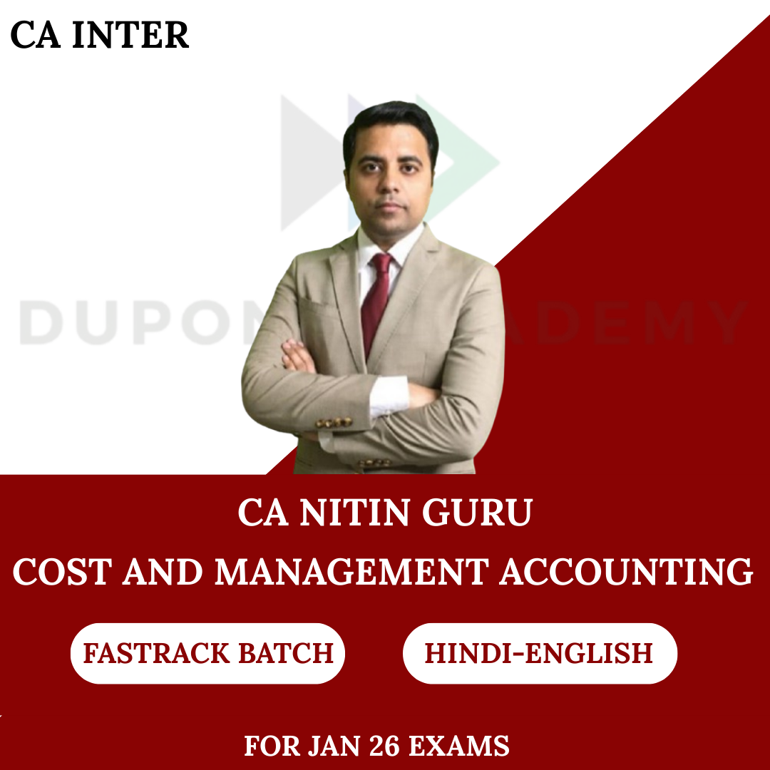 CA Inter Costing Fastrack Batch For Jan 2026 By CA Nitin Guru