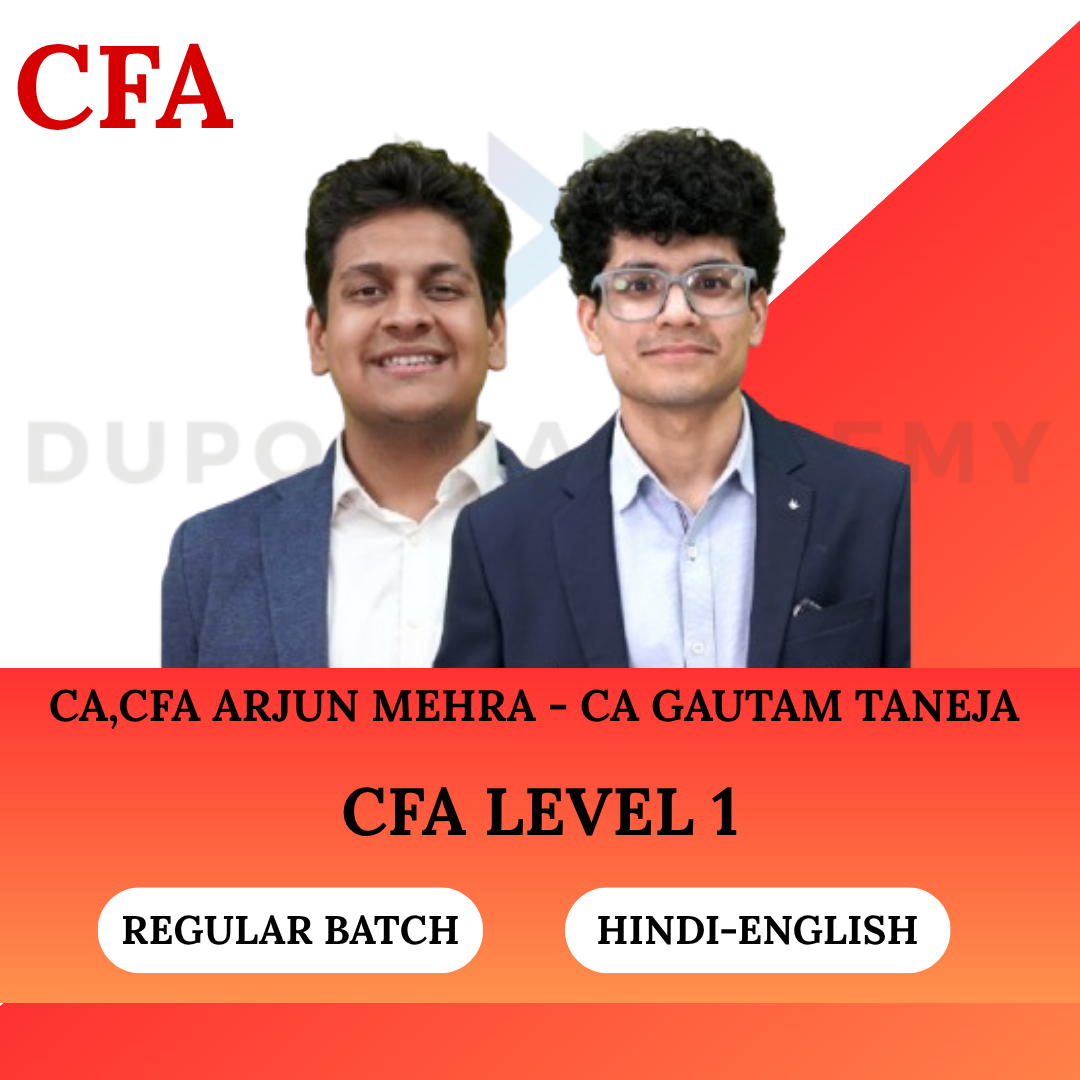 CFA Level 1 By CA,CFA Arjun Mehra, CA Gautam Taneja