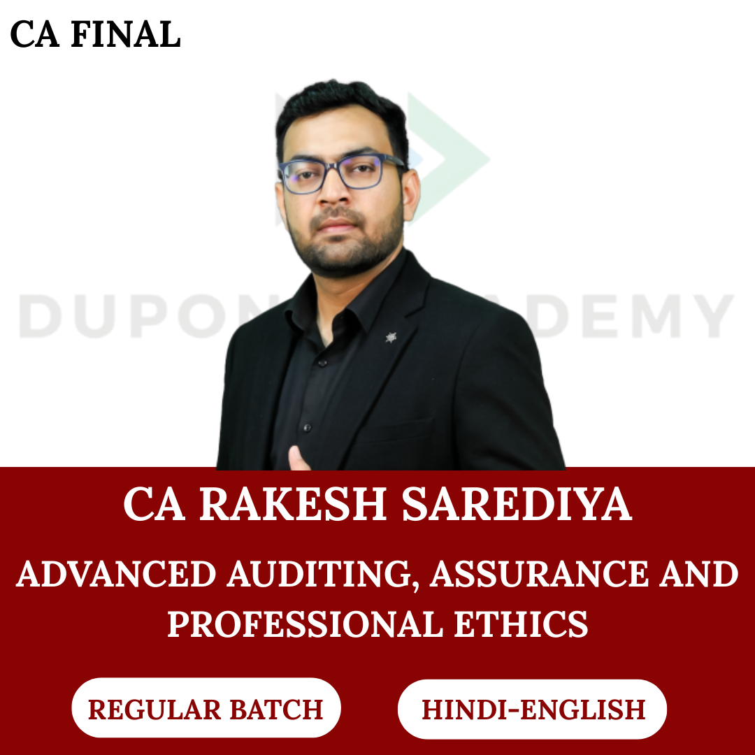 CA Final Audit (Regular Batch) for Nov 2026 Exams - By CA Rakesh Sarediya