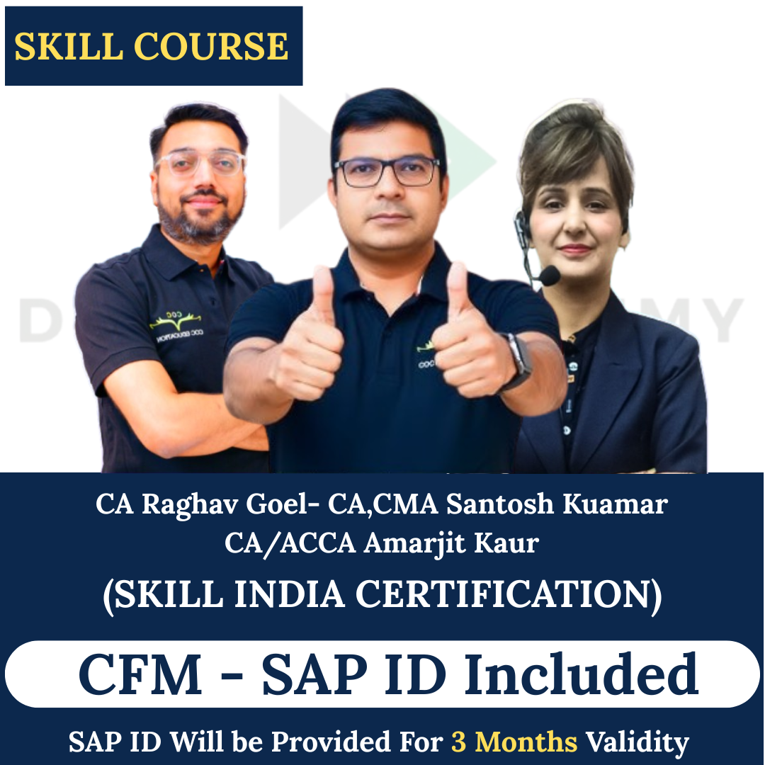 CFM (SAP ID Included) by CA Raghav Goyal, CA/ACCA Amarjit Kaur & CA/CMA Santosh Kumar
