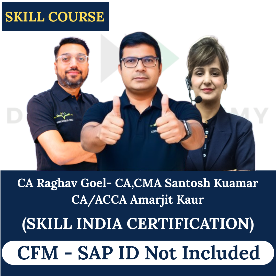 CFM (SAP ID Not Included) by CA Raghav Goyal, CA/ACCA Amarjit Kaur & CA/CMA Santosh Kumar