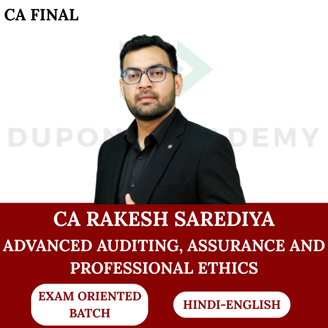 CA Final Audit (Exam Oriented Batch) for Nov 2026 Exams - By CA Rakesh Sarediya