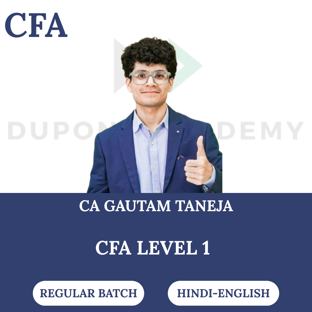 CFA Level 1 By CA Gautam Taneja For Nov 2026 & Feb 2027